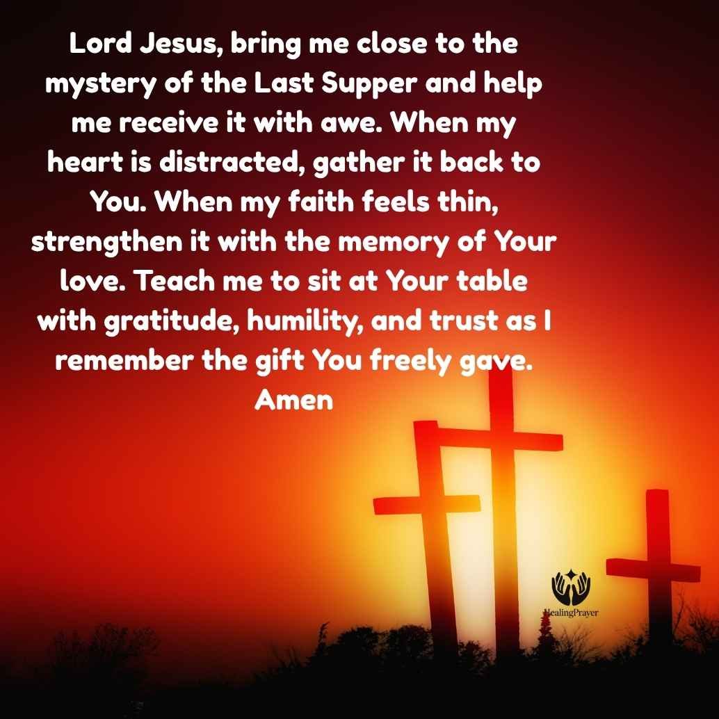 Holy Thursday Reflection on the Last Supper