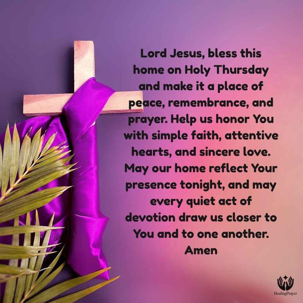 How to Observe Holy Thursday at Home