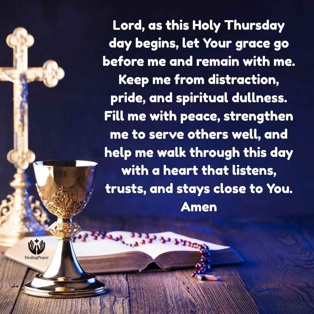 Morning Prayers for Holy Thursday to Begin the Day with Grace