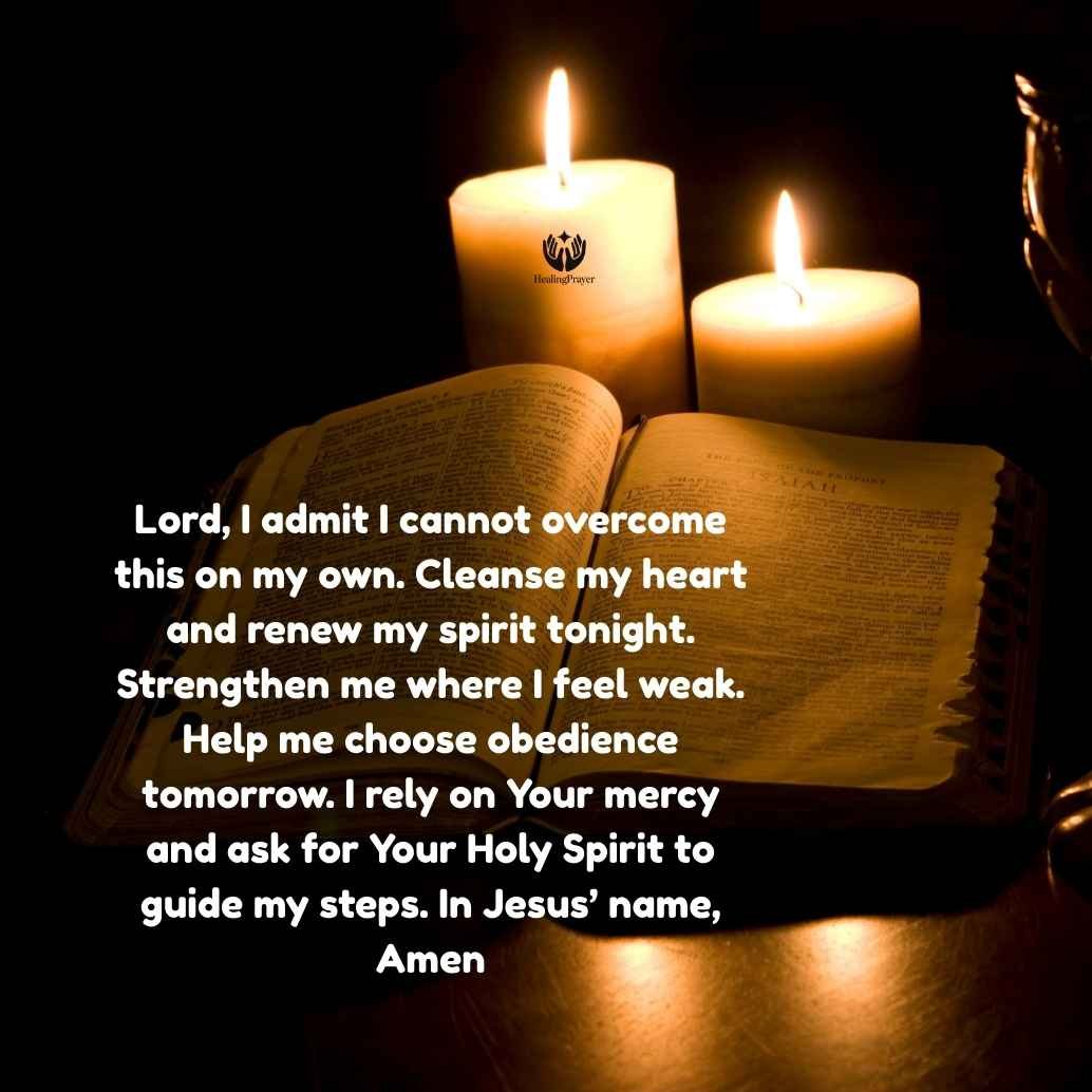 Night Prayer for Freedom from Habitual Sin