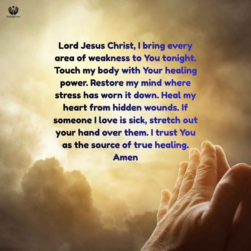 Night Prayer for Healing and Restoration