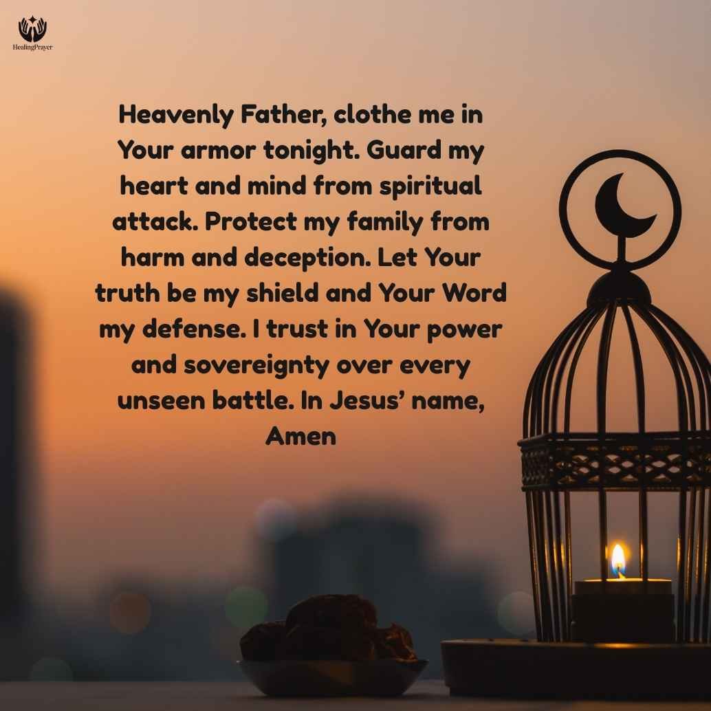 Night Prayer for Protection Against Evil