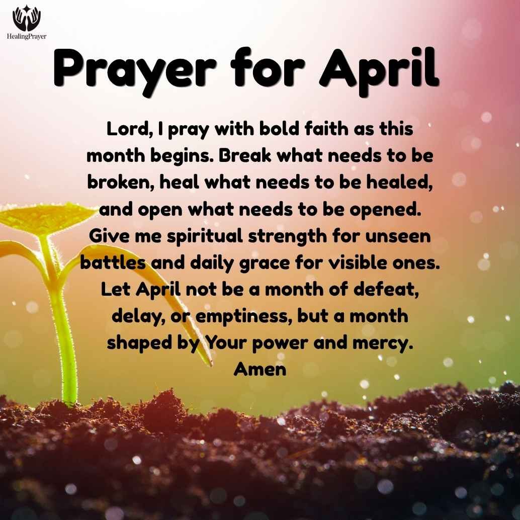 Powerful Prayer Points for the New Month of April
