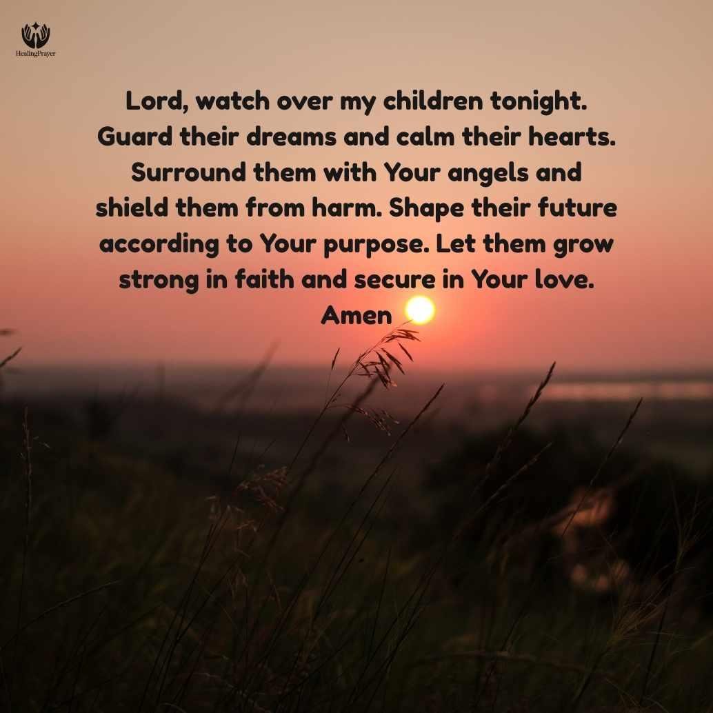Prayer for Children’s Protection While They Sleep