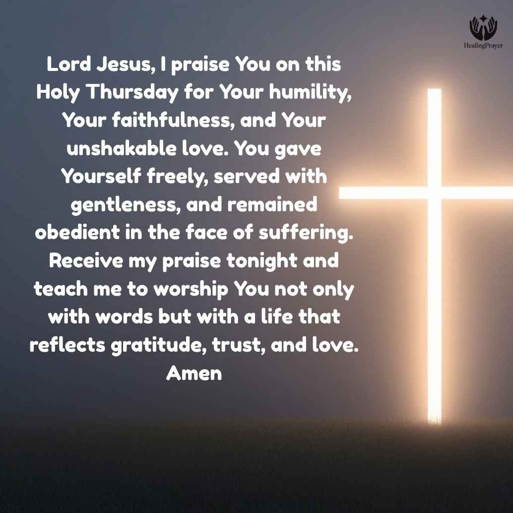Prayer of Praise for Holy Thursday