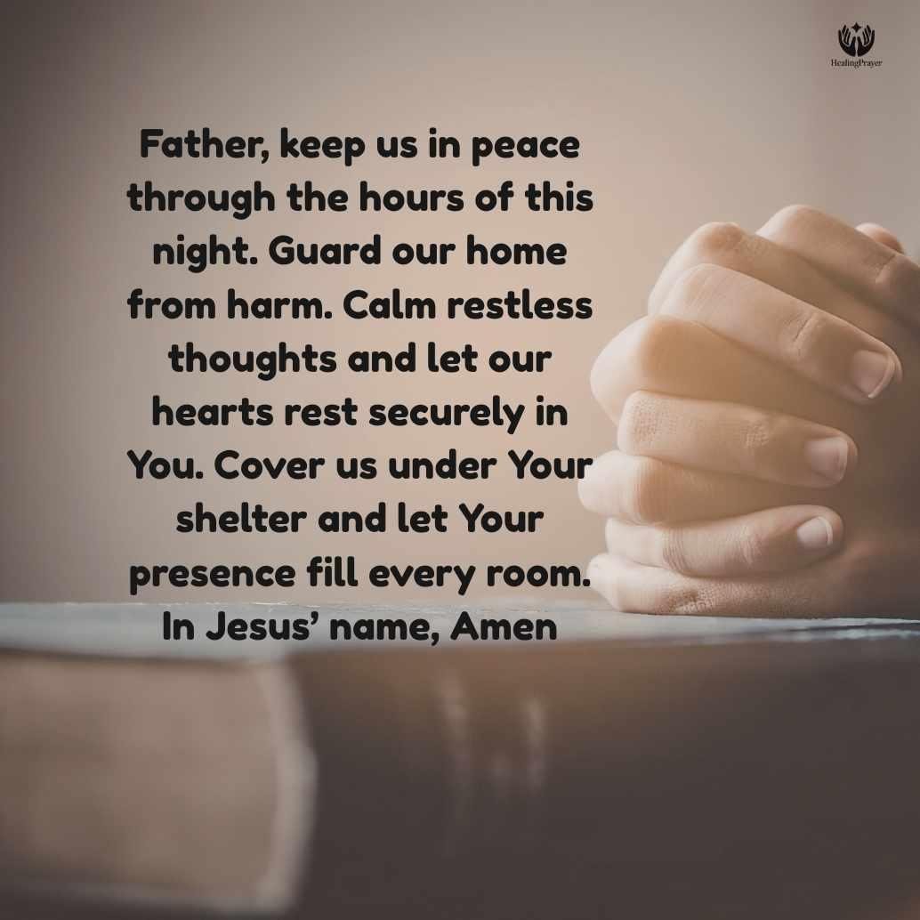 Prayer to Keep Us in Peace While We Sleep