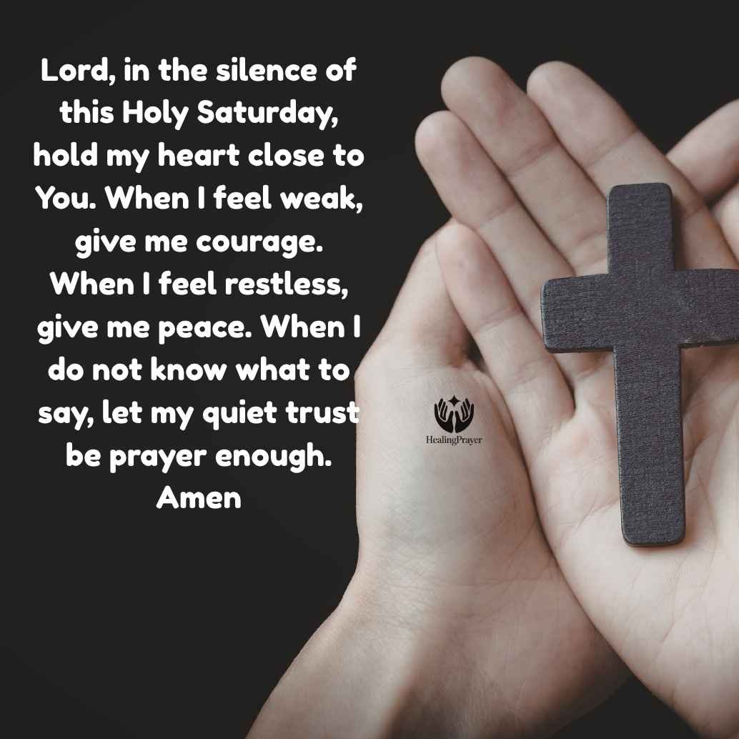 Short Prayer for Black Saturday