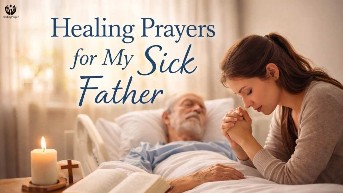 190+ Uplifting Healing Prayers for My Sick Father with Bible Verses and Words of Comfort
