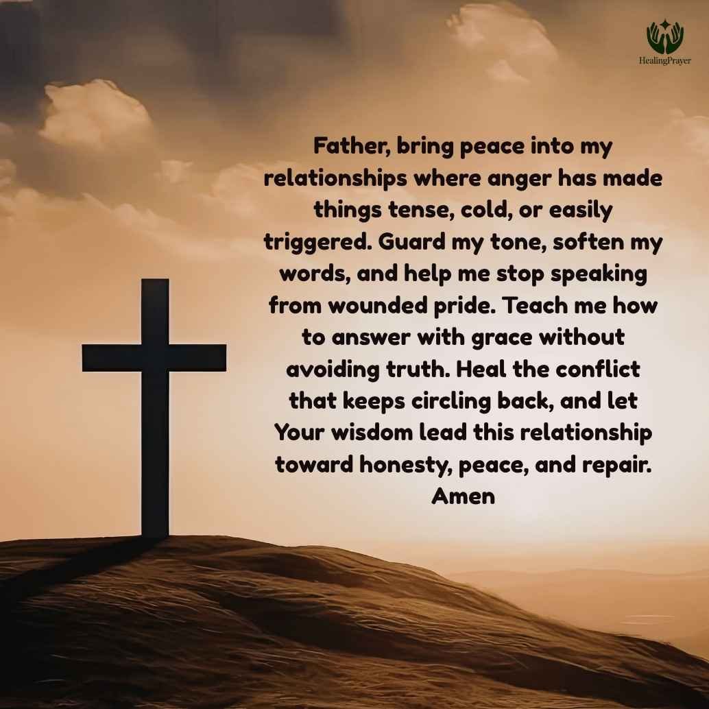 A Prayer for Anger in Relationships and Family Conflict