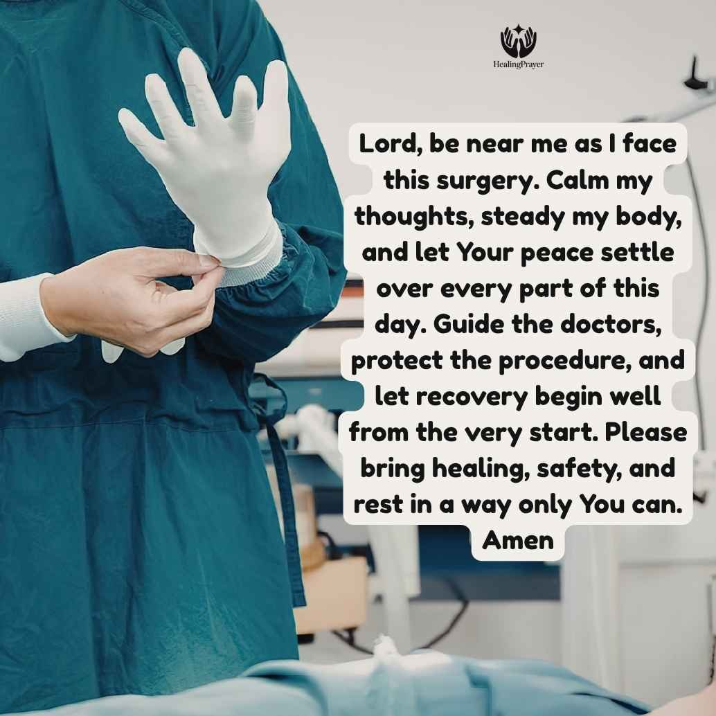 A Short Prayer for Successful Surgery and Recovery