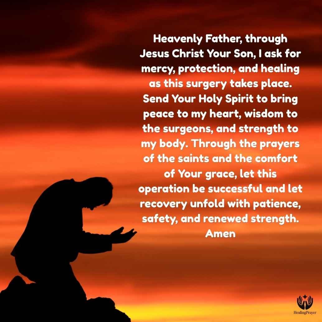 Catholic Prayer for Successful Surgery and Healing