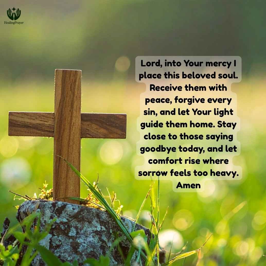 Goodbye Short Prayer for the Dead at Farewell Moments