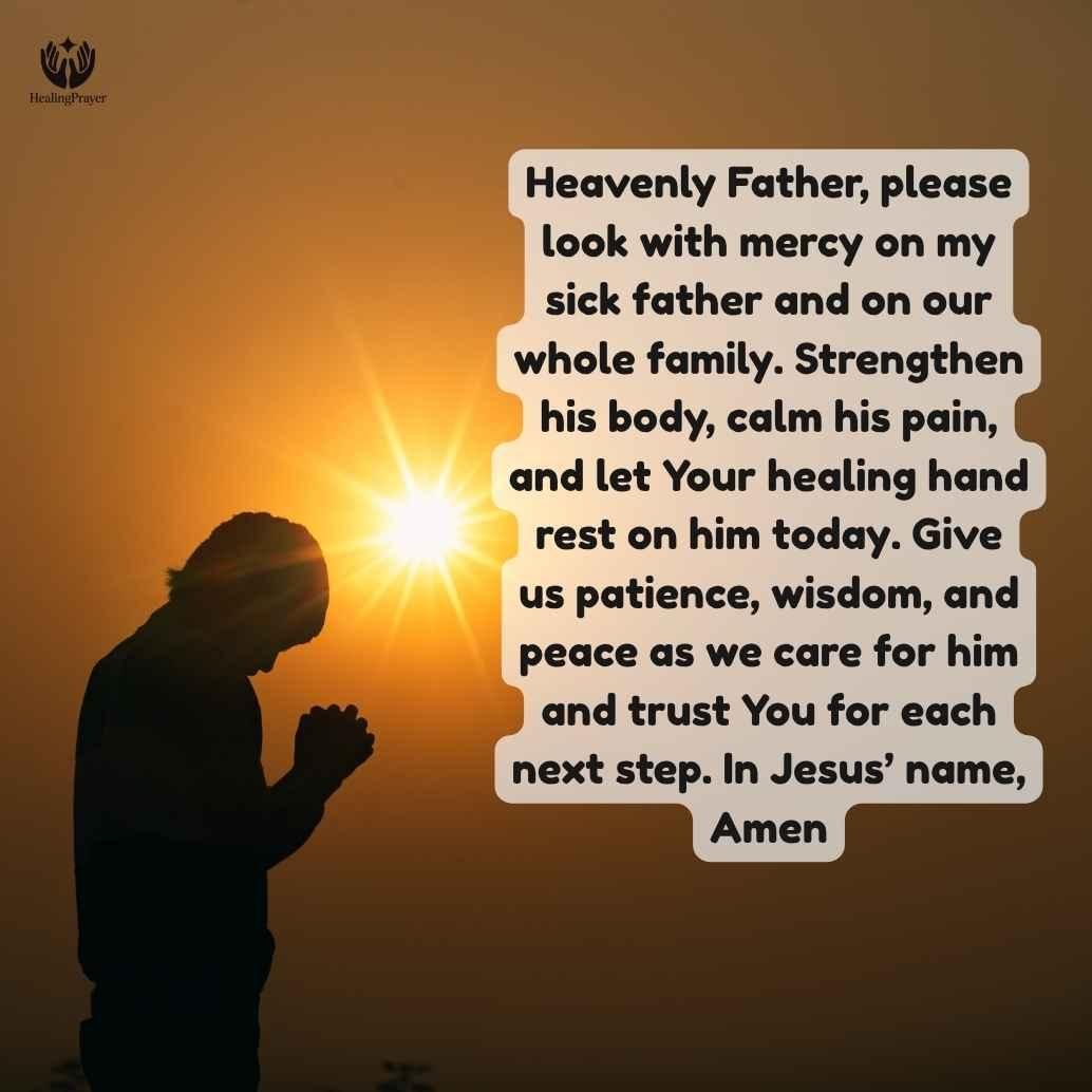 Healing Prayer for the Sick Family Member