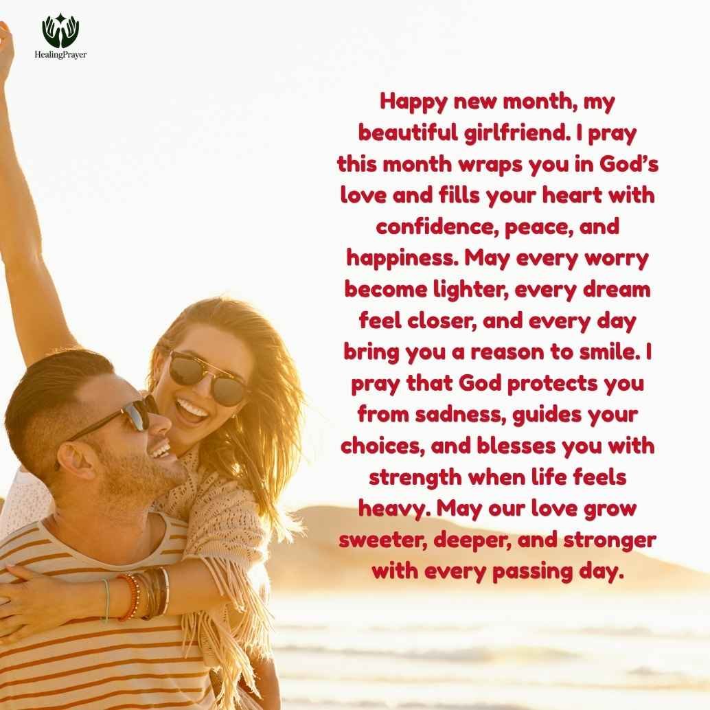 Heart Touching New Month Prayers for Girlfriend