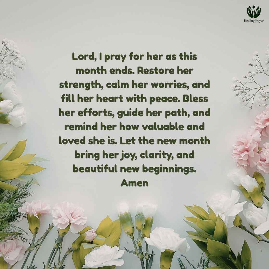 Last Day of the Month Prayer for Her