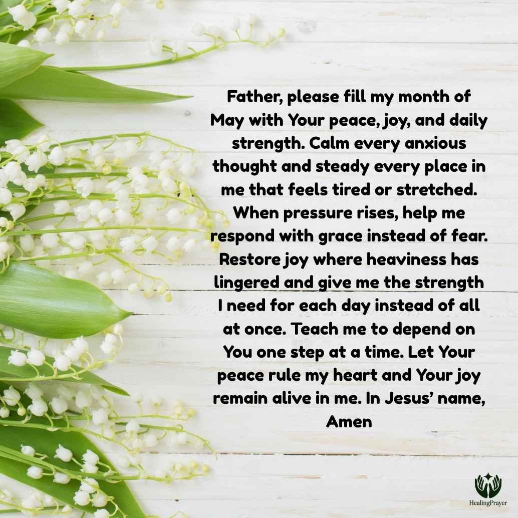 May Blessings and Prayers for Peace, Joy, and Daily Strength