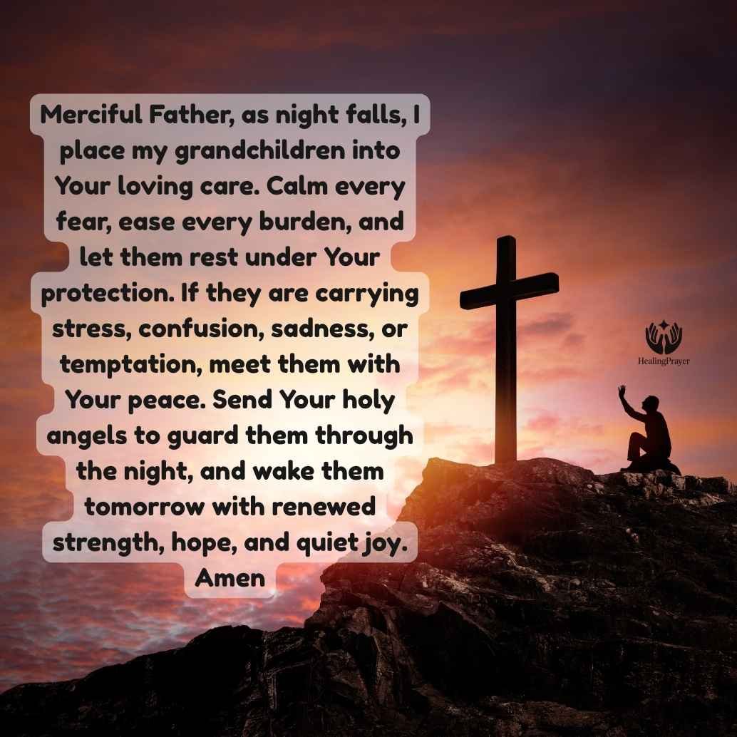 Night Prayers for Grandchildren Before Sleep
