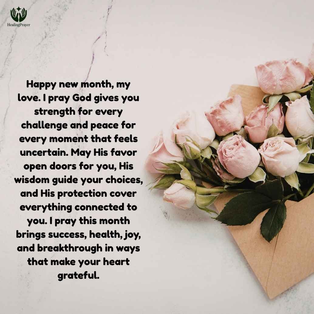 Powerful New Month Prayers for Someone You Love