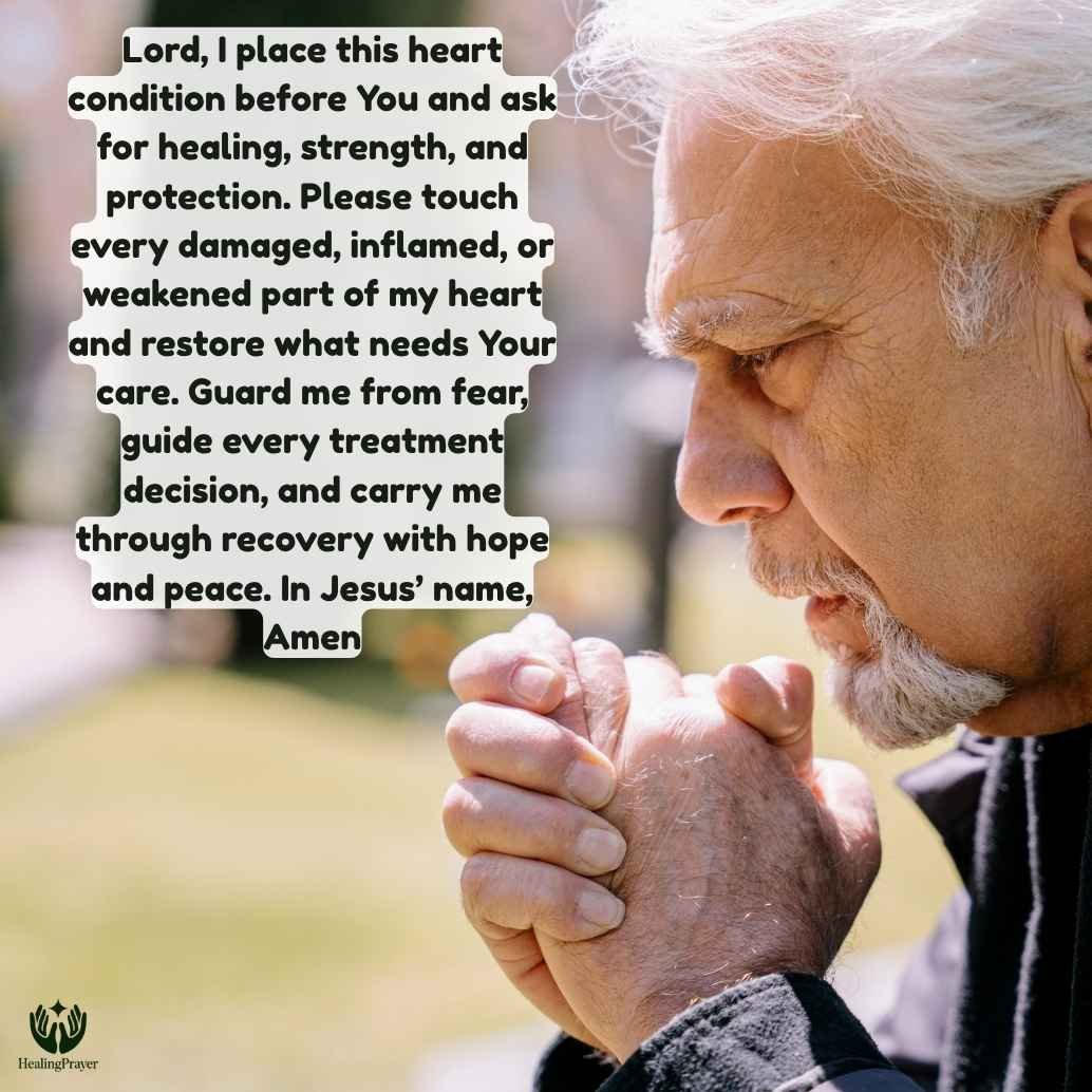 Prayer for Atrial Fibrillation, Heart Attack, and Coronary Artery Disease