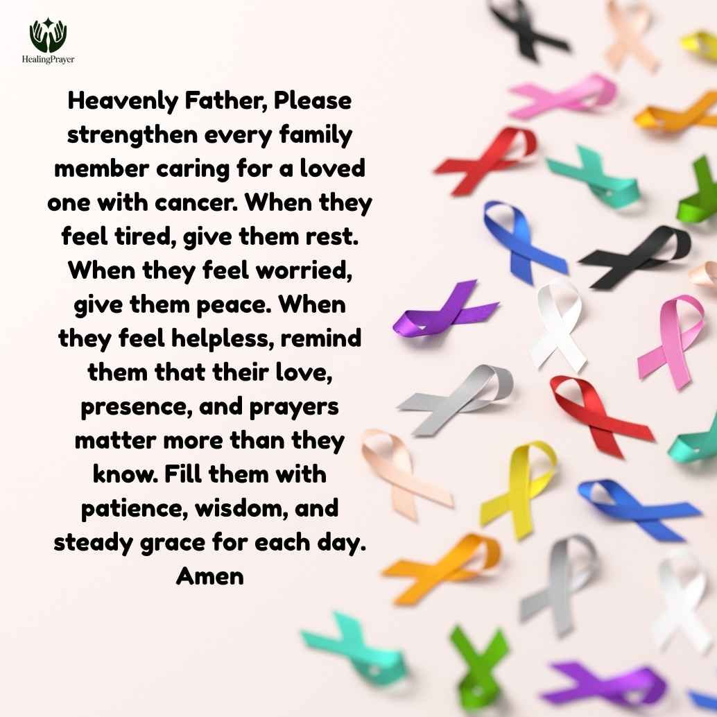 Prayer for Family Members Caring for a Loved One With Cancer