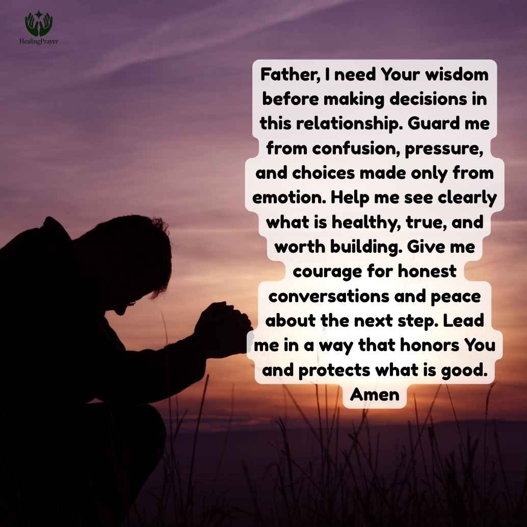 Prayer for God’s Wisdom Before Making Relationship Decisions
