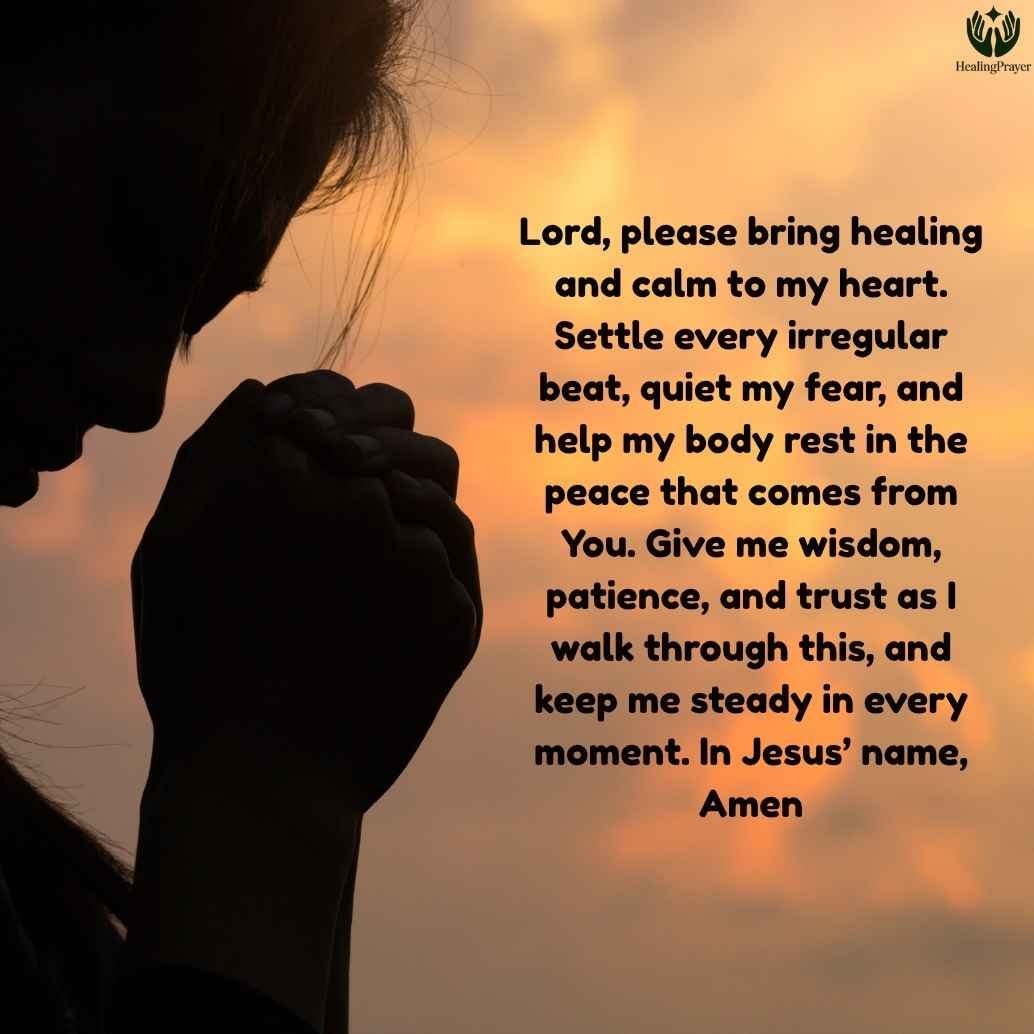 Prayer for Healing of Heart Palpitations