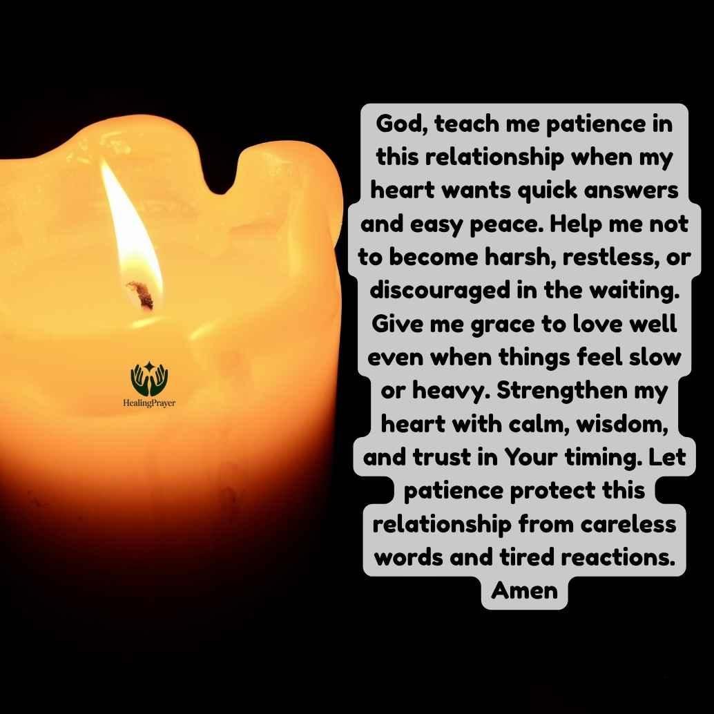 Prayer for Patience When Love Feels Slow, Heavy, or Tested