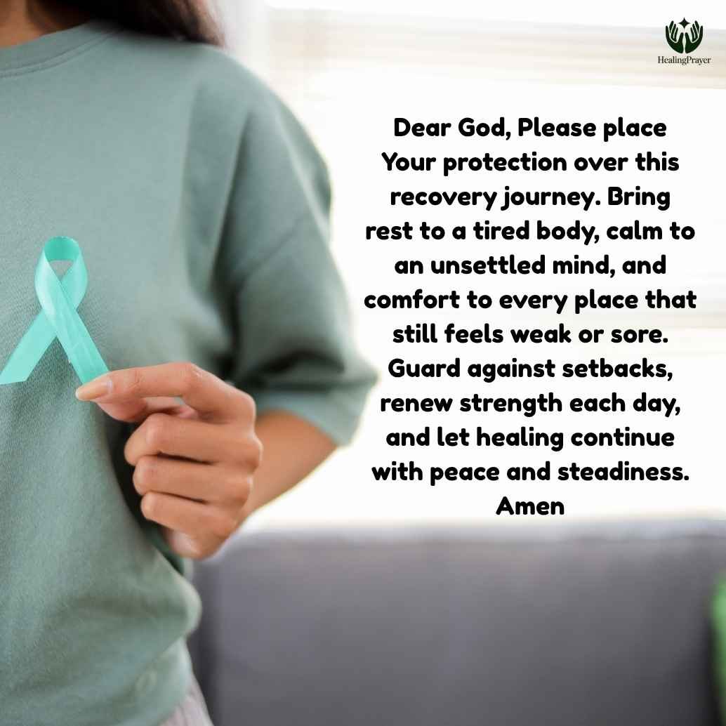 Prayer for Protection, Rest, and Comfort During Recovery