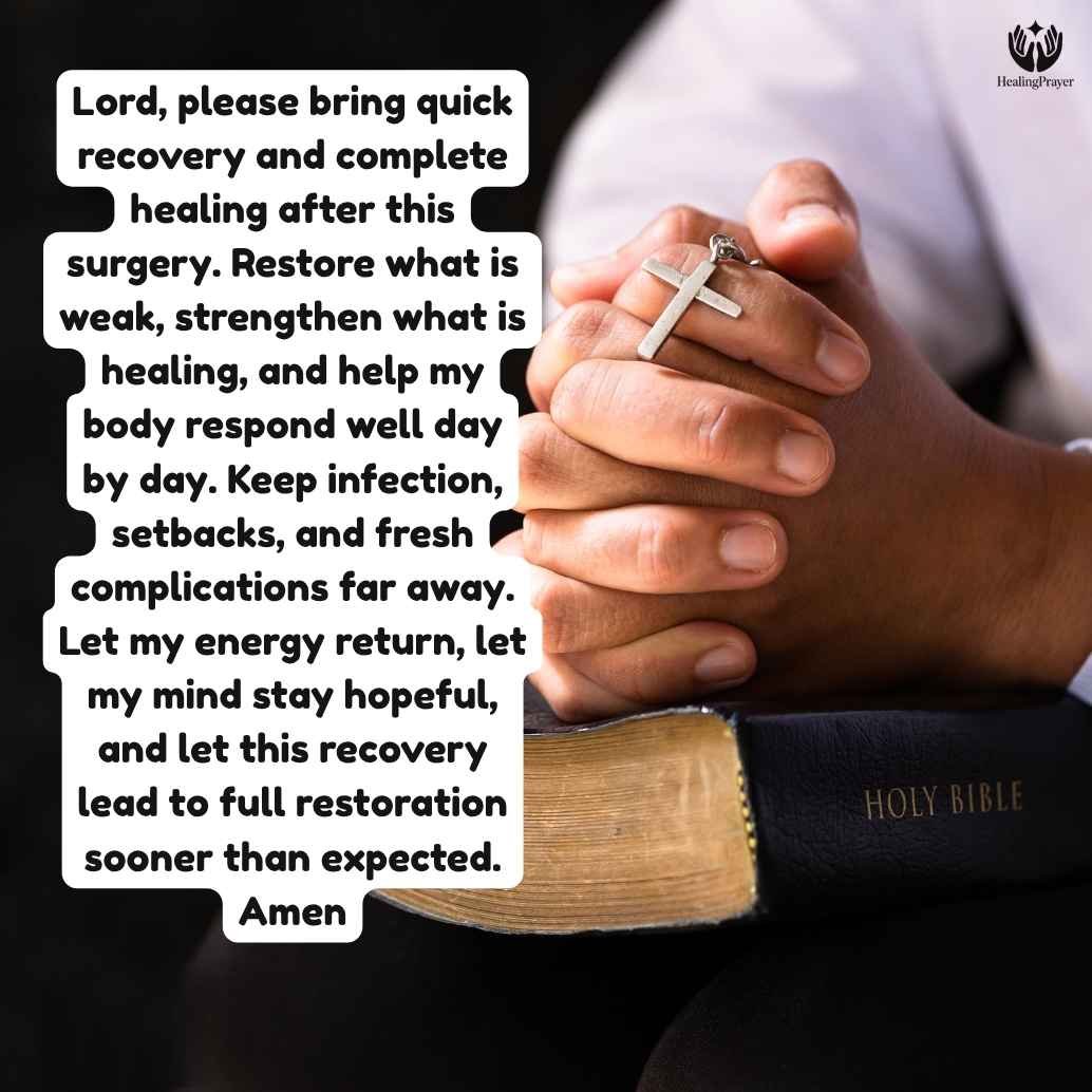 Prayer for Quick Recovery and Complete Healing