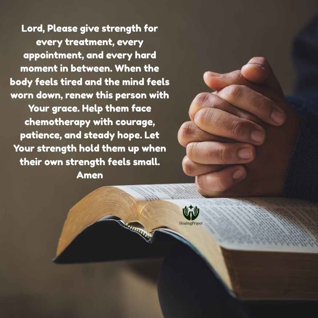 Prayer for Strength During Chemotherapy and Treatment