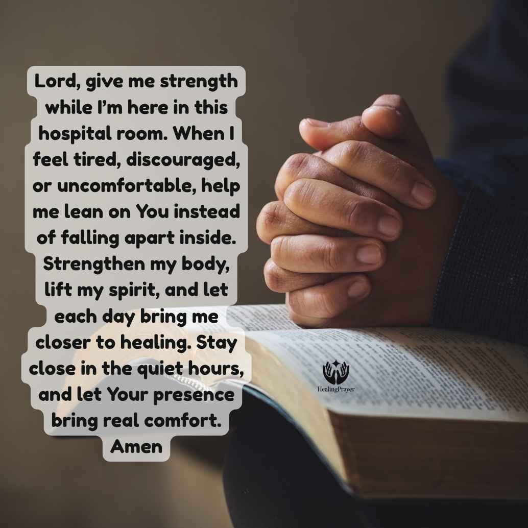 Prayer for Strength While in the Hospital