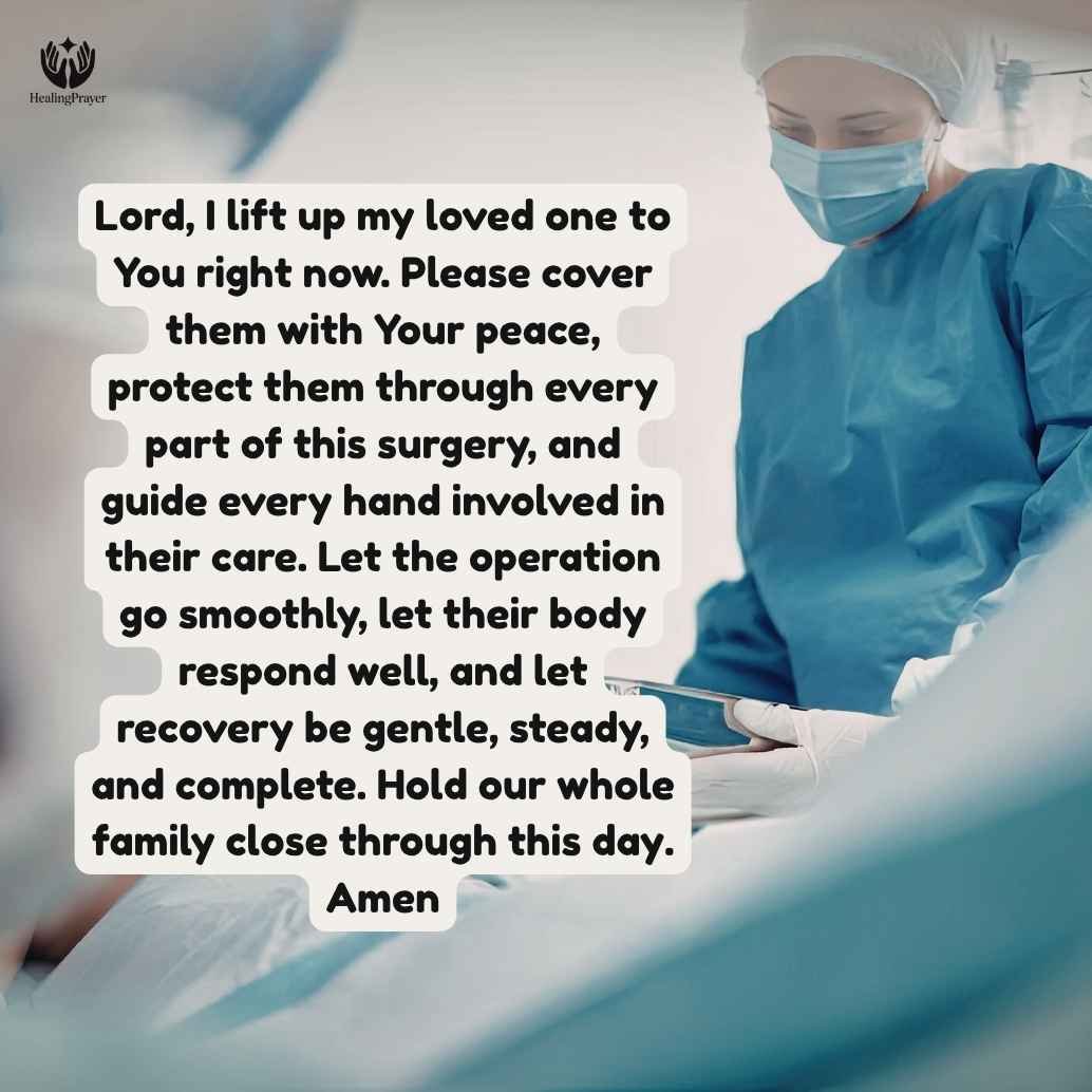 Prayer for Successful Surgery for a Loved One