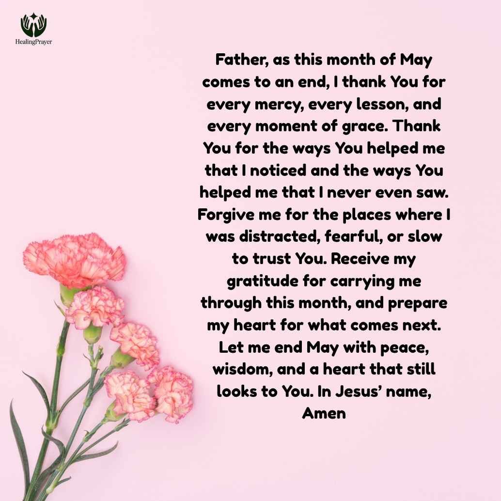 Prayer for the Last Day of the Month of May