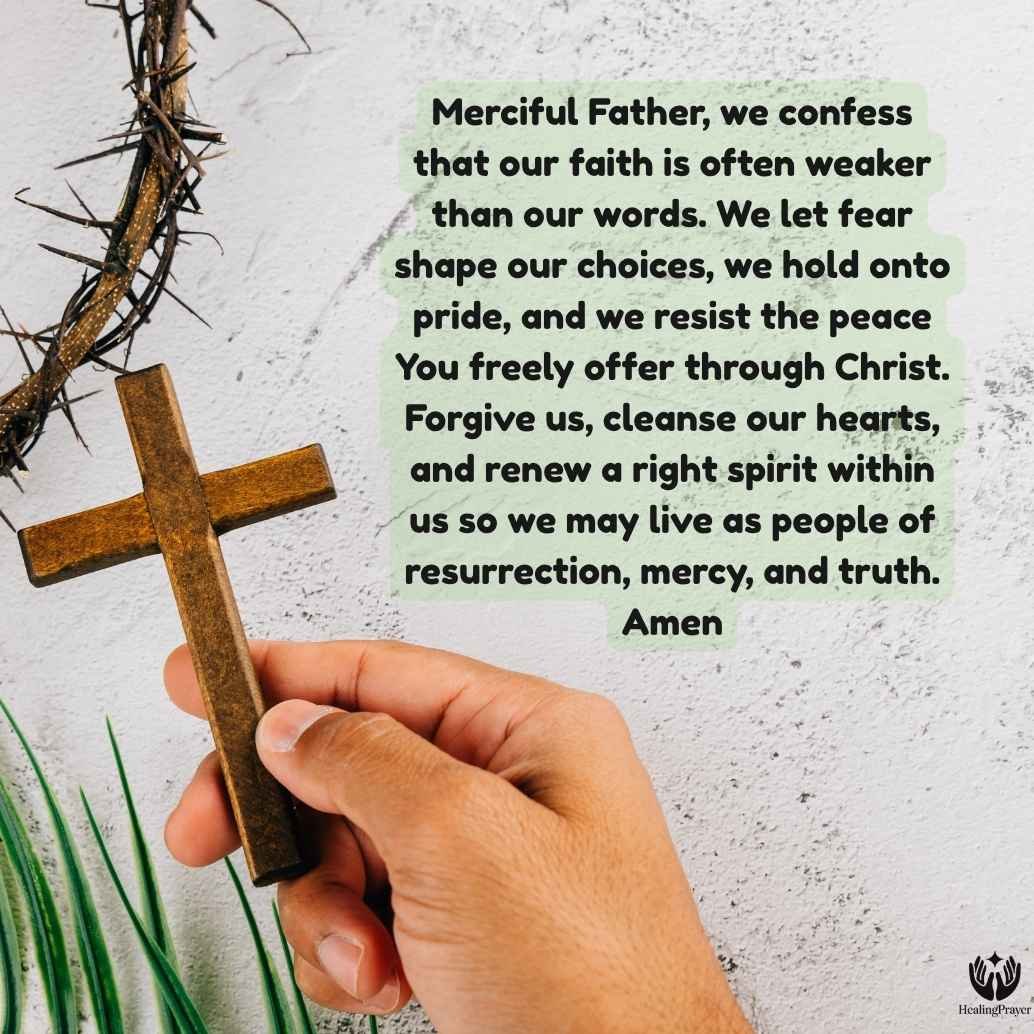 Prayer of Confession for the Second Sunday of Easter