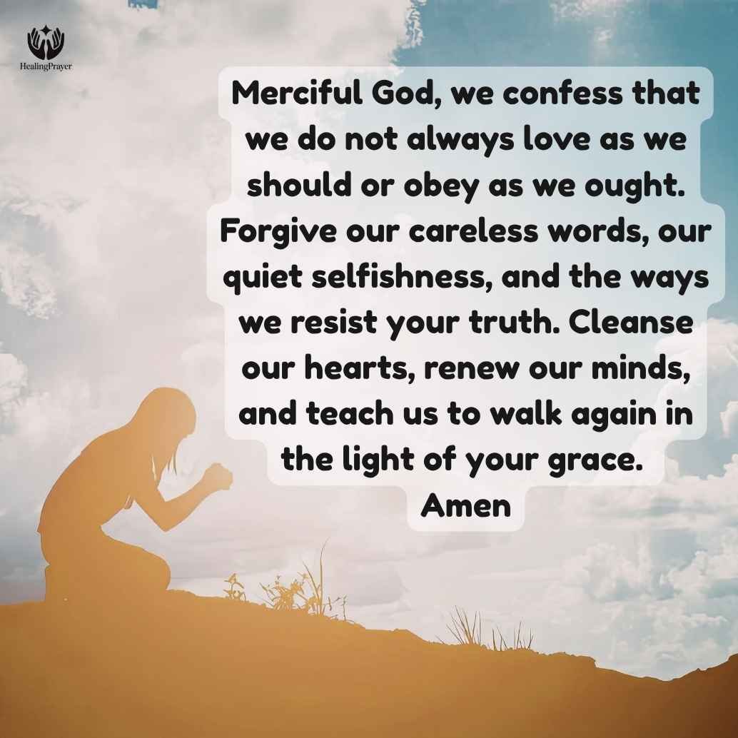 Prayer of Confession for the Sixth Sunday of Easter
