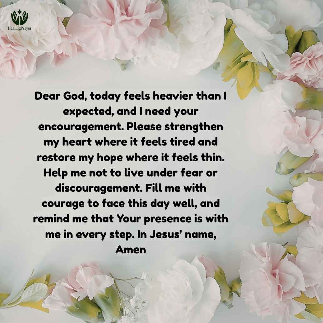 Prayer of Encouragement and Strength for Hard Days