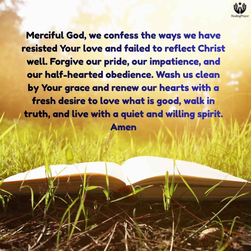 Prayers of Confession, Forgiveness, and Spiritual Renewal