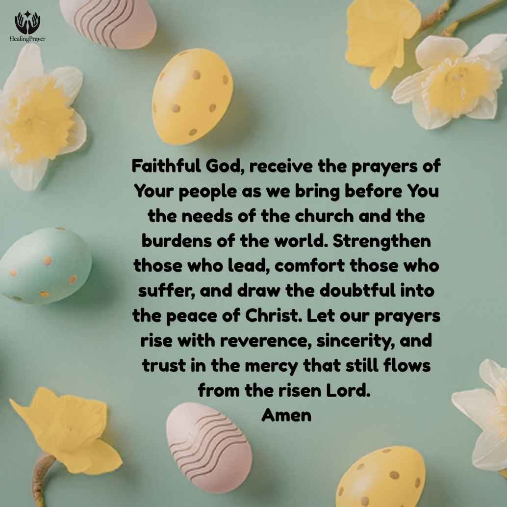 Prayers of the Faithful for the Second Sunday of Easter