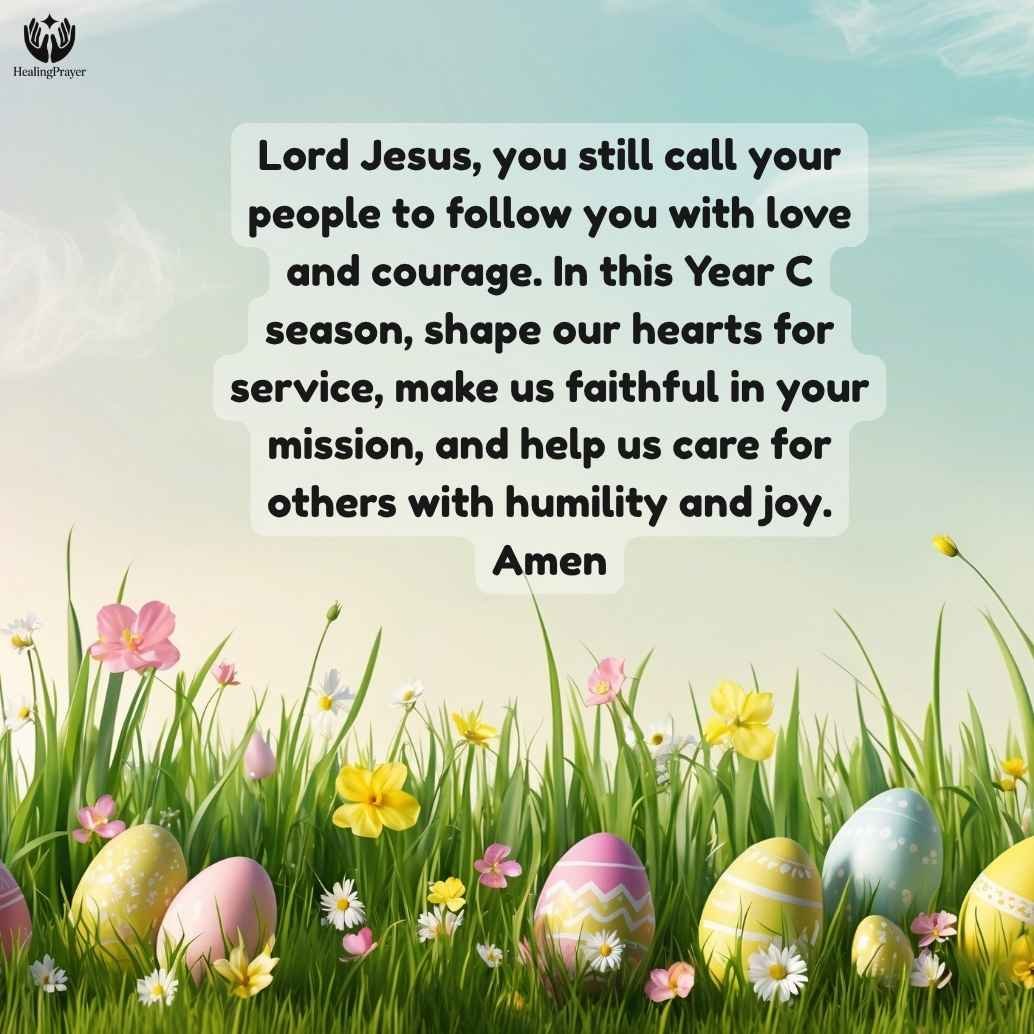 Prayers of the Faithful for the Third Sunday of Easter Year C