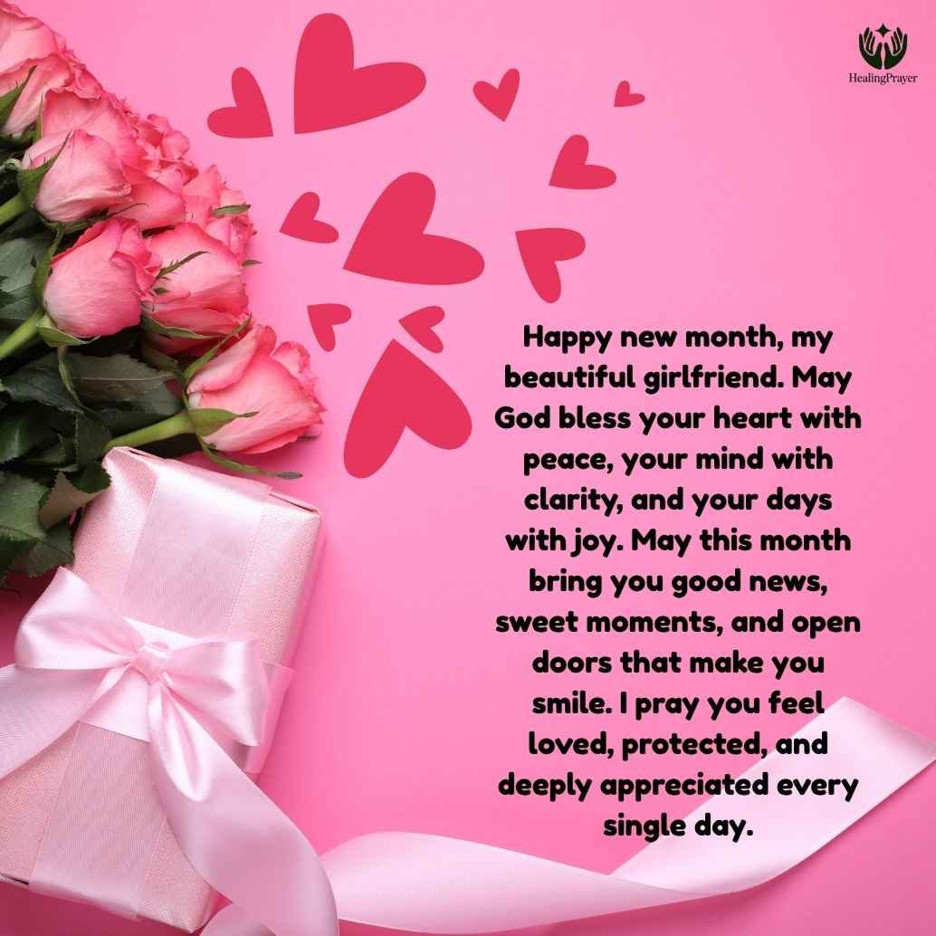 Short New Month Prayers for Girlfriend
