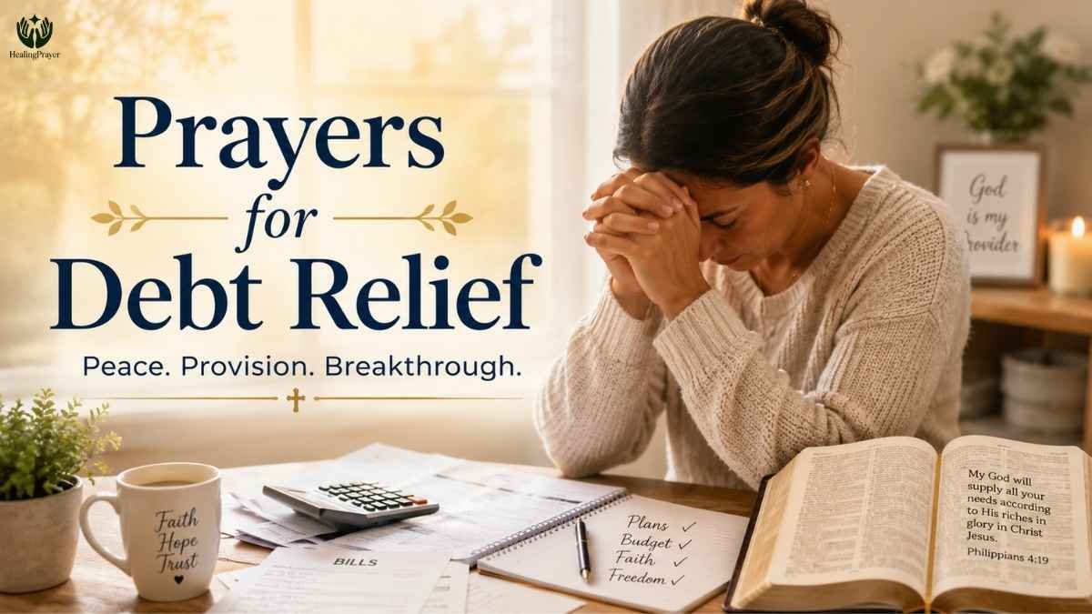 160+ Powerful Prayers for Debt Relief with Bible Verses for Financial Breakthrough