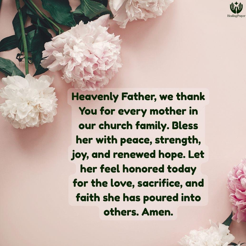 A Beautiful Mother’s Day Prayer for Church Service
