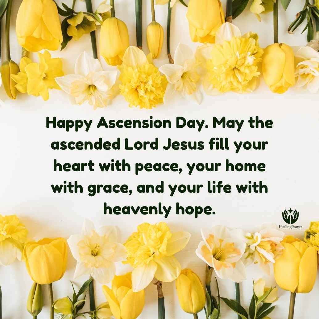 Ascension Day Wishes and Blessings for Family and Friends