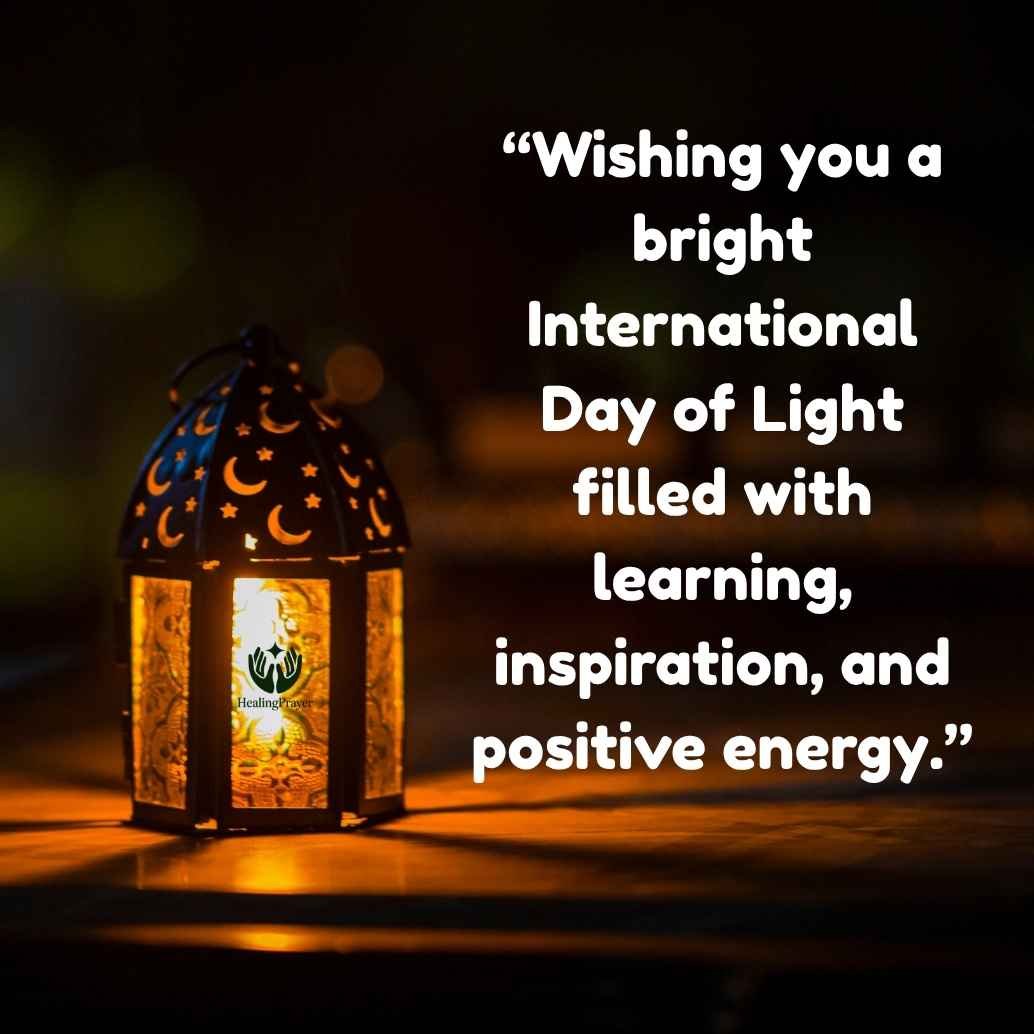 Best International Day of Light Messages and Wishes