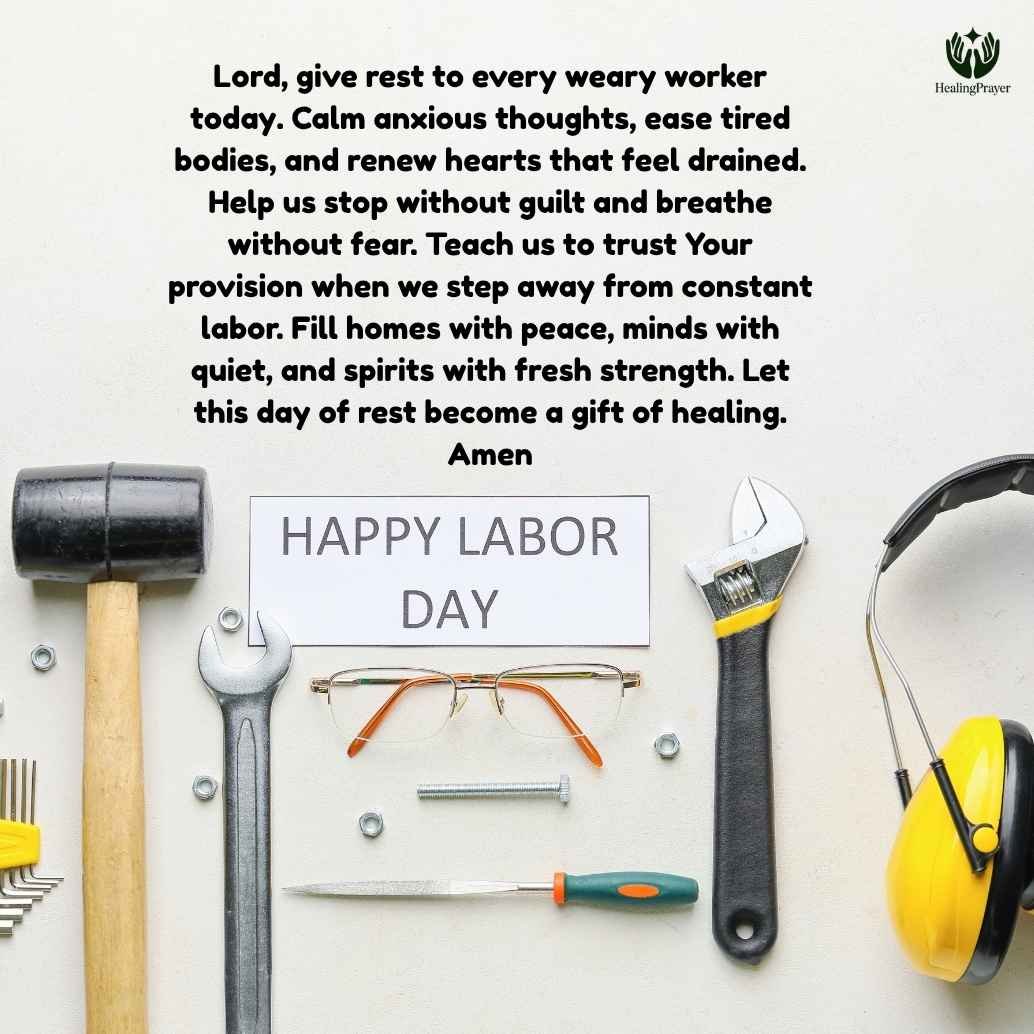 Labor Day Prayer for Rest, Renewal, and Peace
