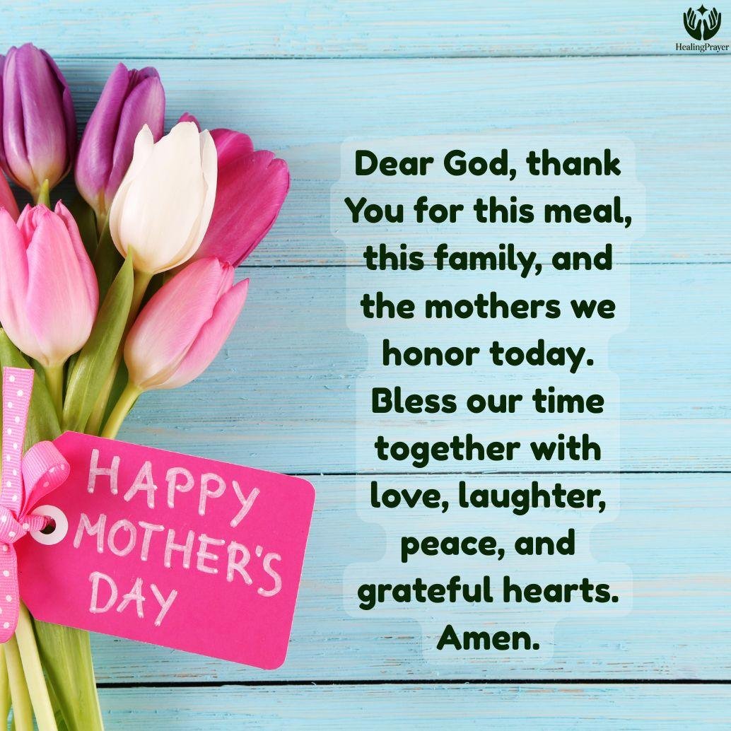 Mother’s Day Prayer Before Brunch, Dinner, or Family Gathering
