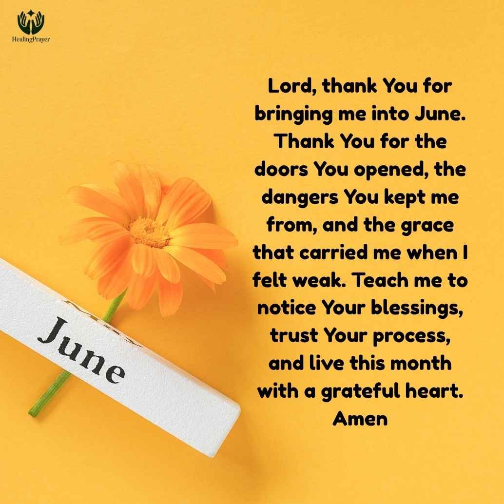 New Month Thanksgiving Prayer Points for June