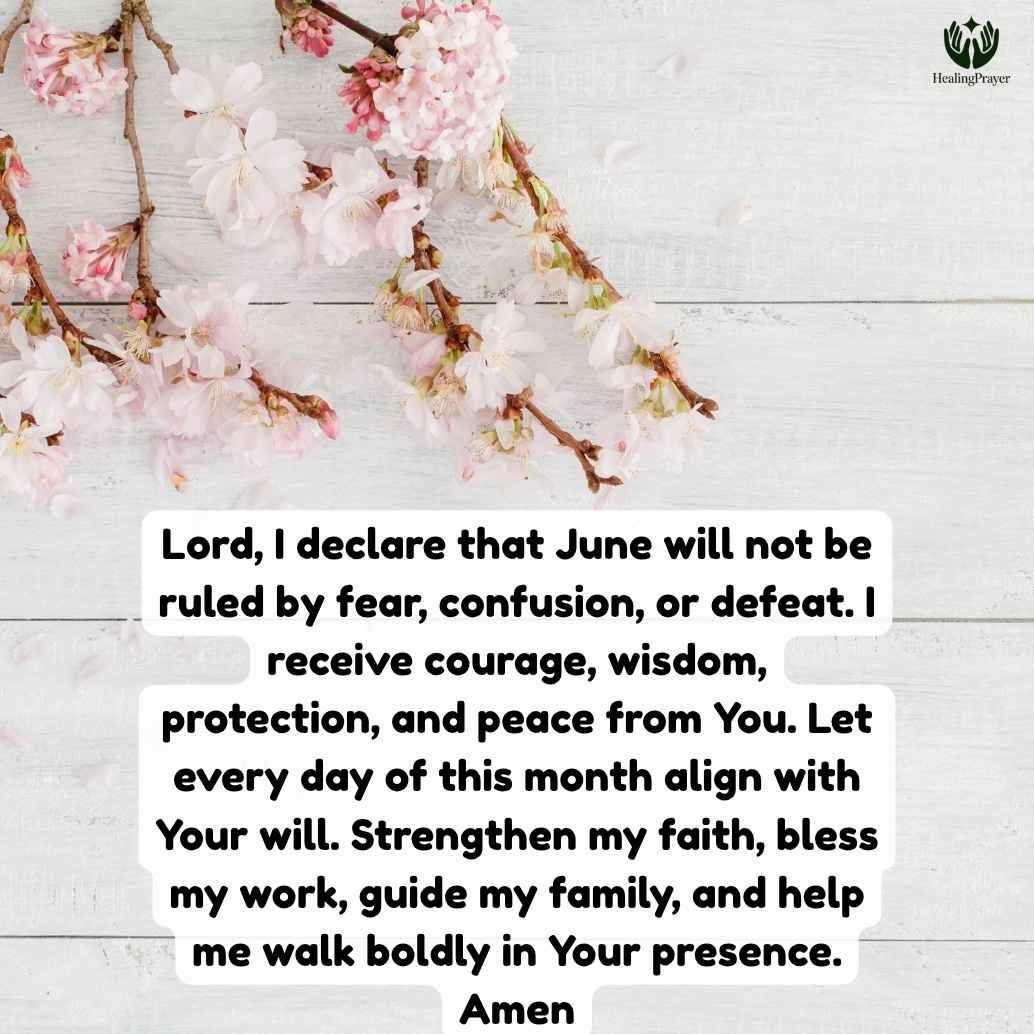 Personal Prophecies and Declarations for the Month of June
