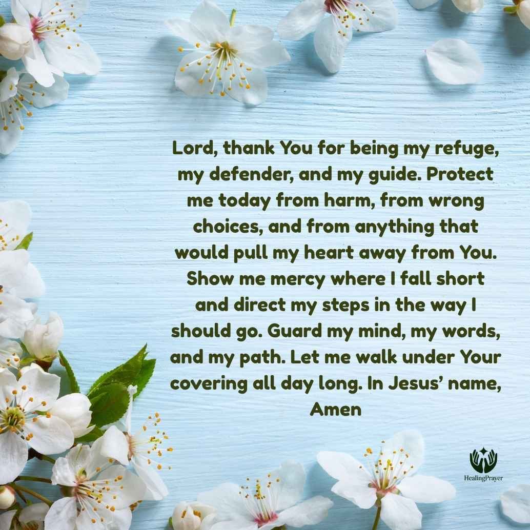 Powerful Morning Prayer for Protection, Mercy, and Direction