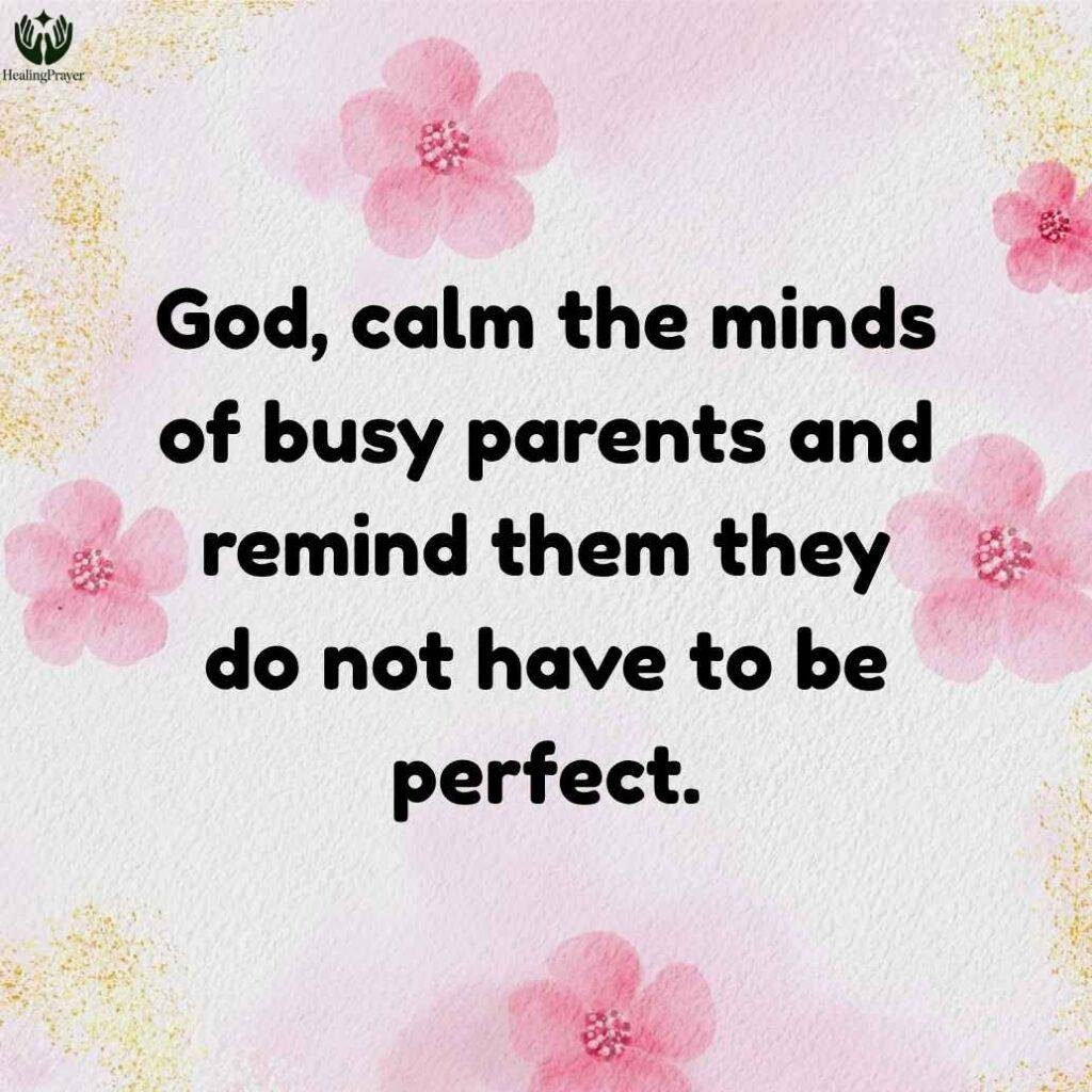 Prayer for Busy Parents
